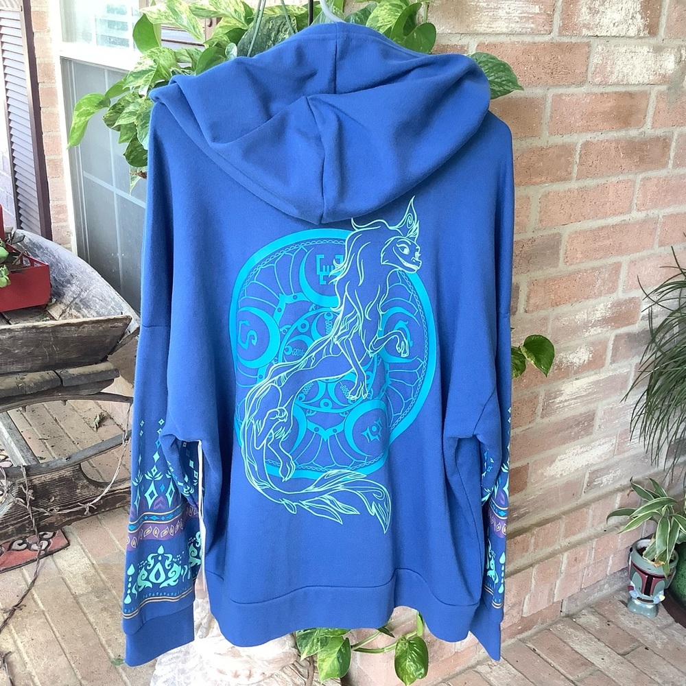 LAST ONE!! RAYA & THE LAST DRAGON HER UNIVERSE Disney Oversized Mandala hoodie